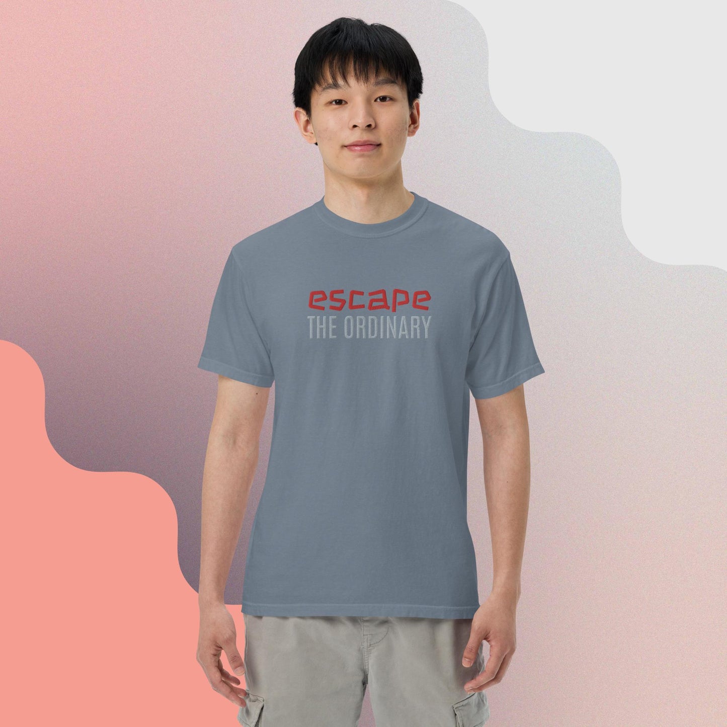 Men’s garment-dyed heavyweight t-shirt