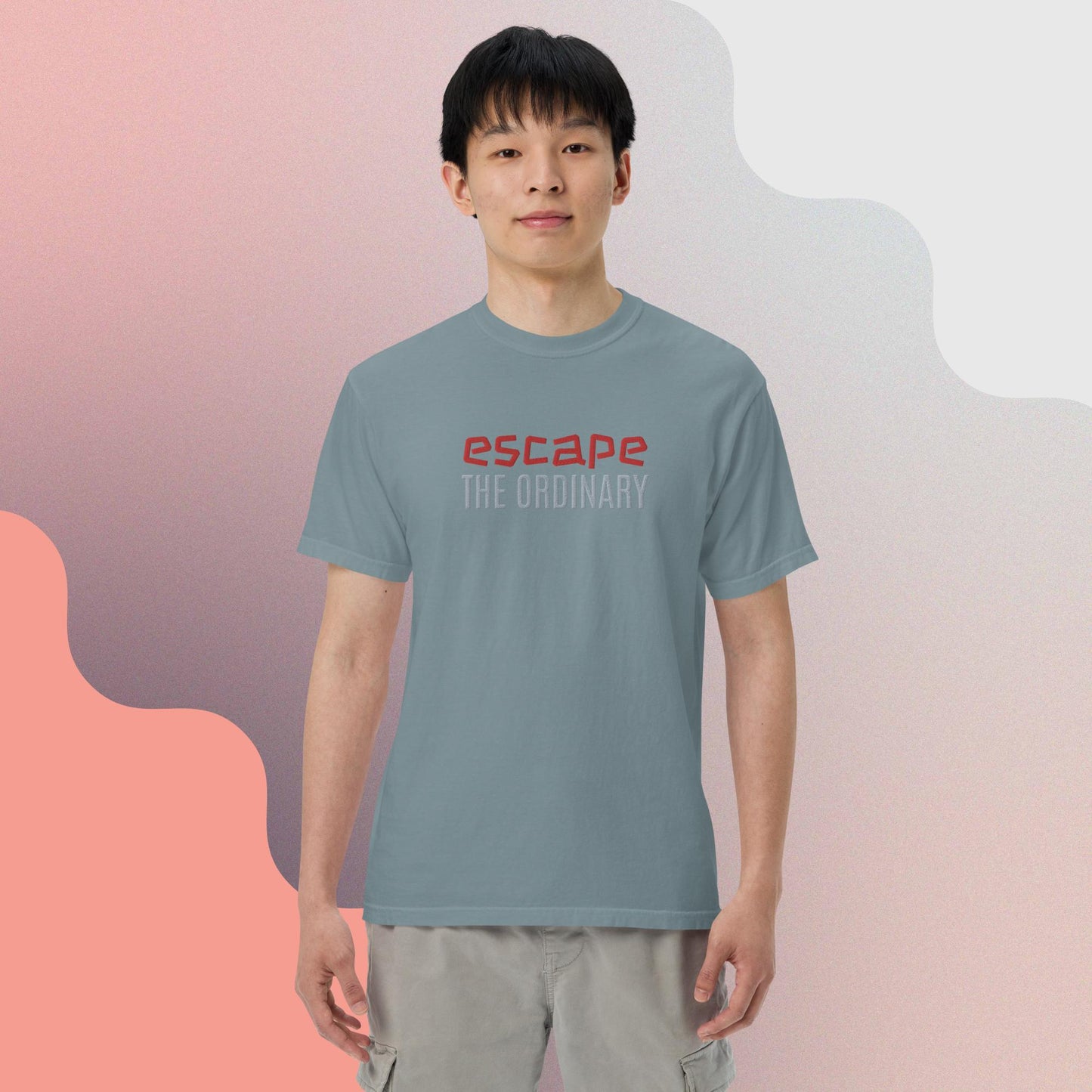 Men’s garment-dyed heavyweight t-shirt