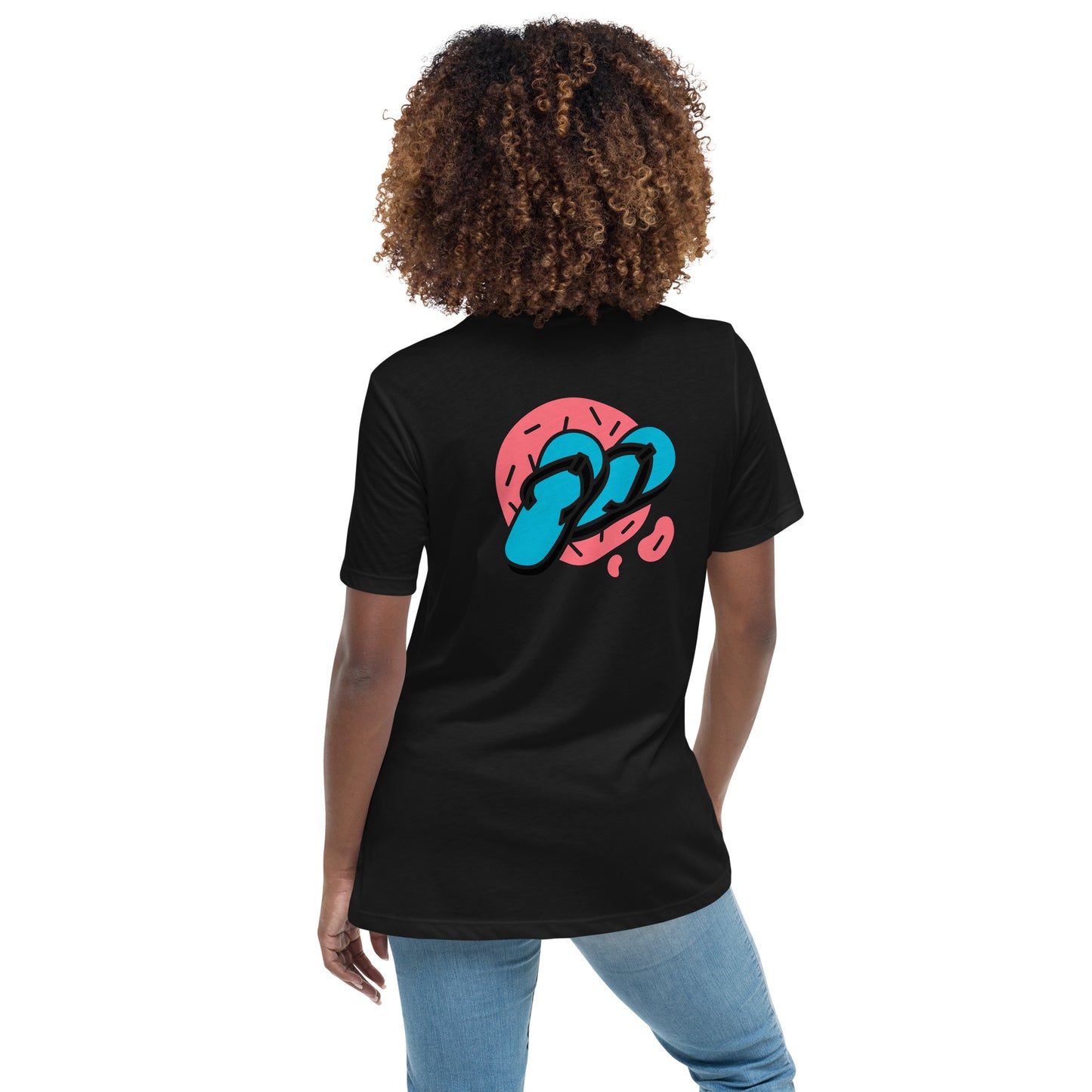 Women's Relaxed T-Shirt w/ Hello Summer design