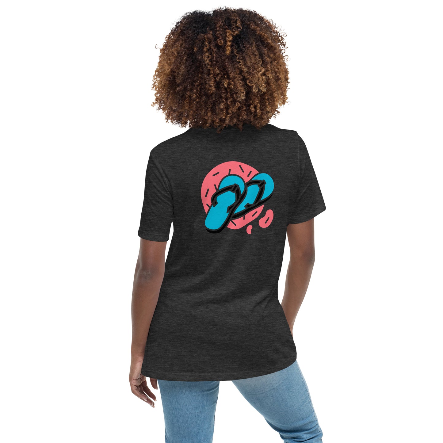 Women's Relaxed T-Shirt w/ Hello Summer design