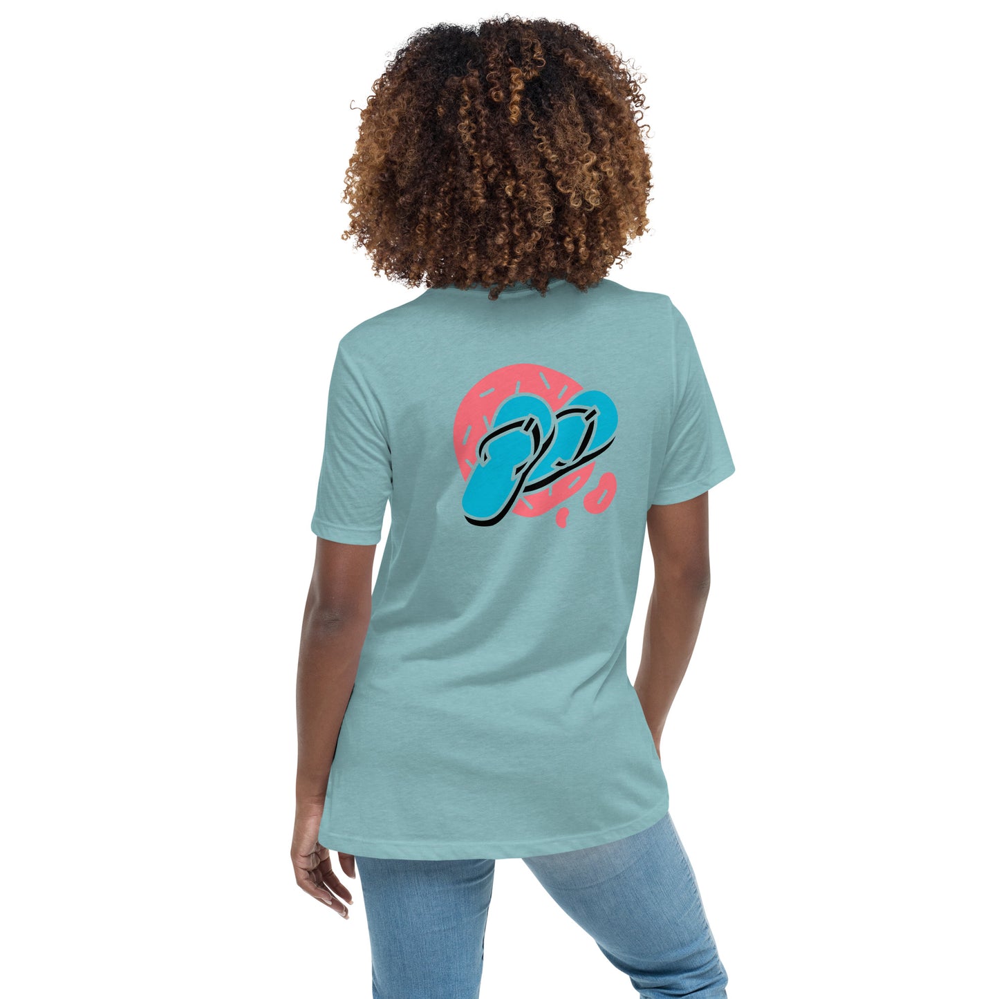 Women's Relaxed T-Shirt w/ Hello Summer design