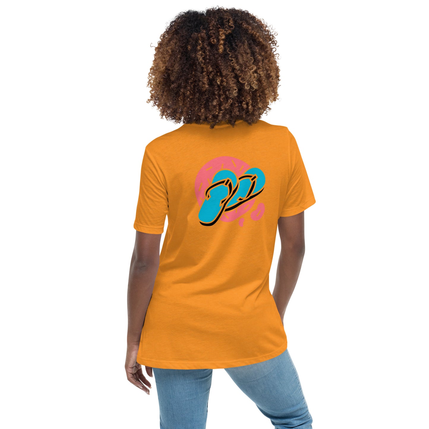 Women's Relaxed T-Shirt w/ Hello Summer design