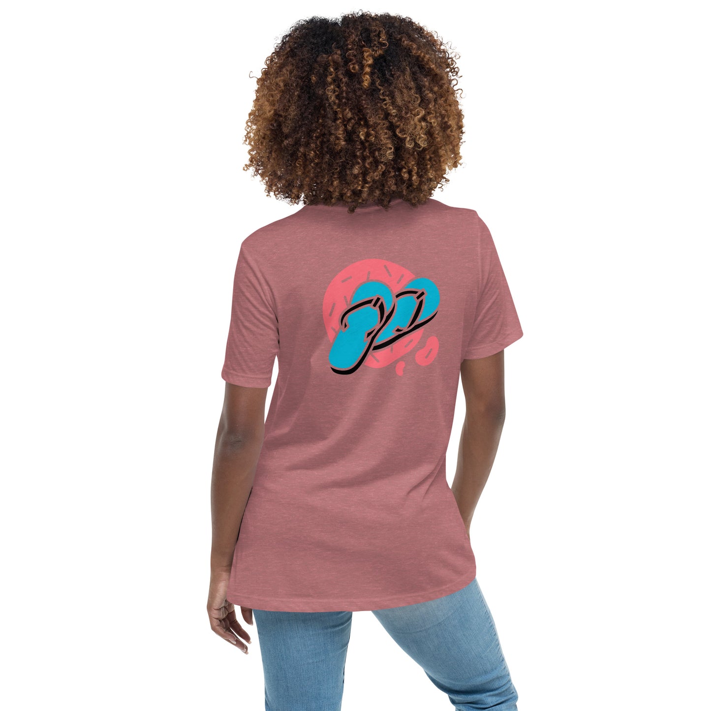 Women's Relaxed T-Shirt w/ Hello Summer design