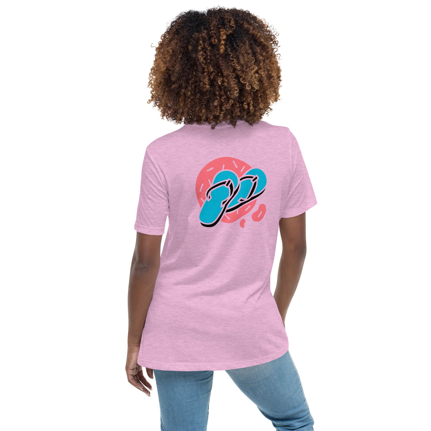 Women's Relaxed T-Shirt w/ Hello Summer design