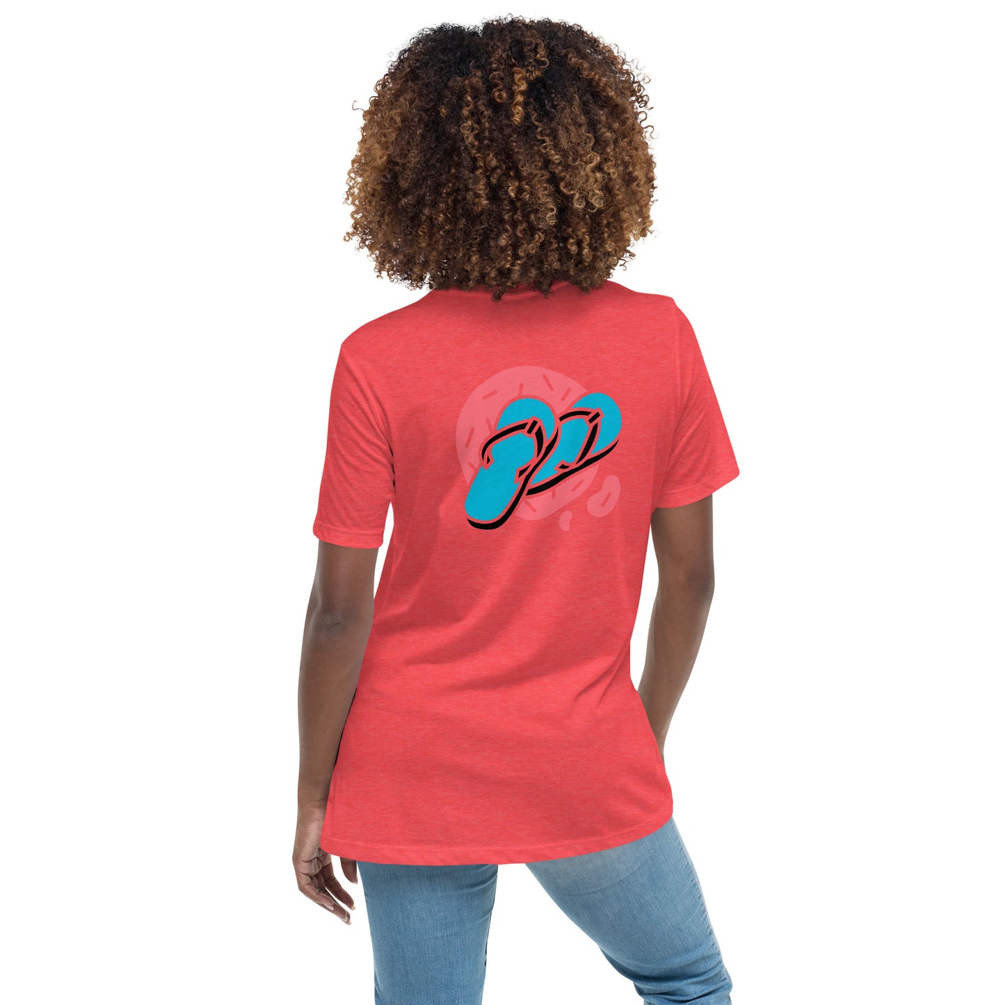Women's Relaxed T-Shirt w/ Hello Summer design