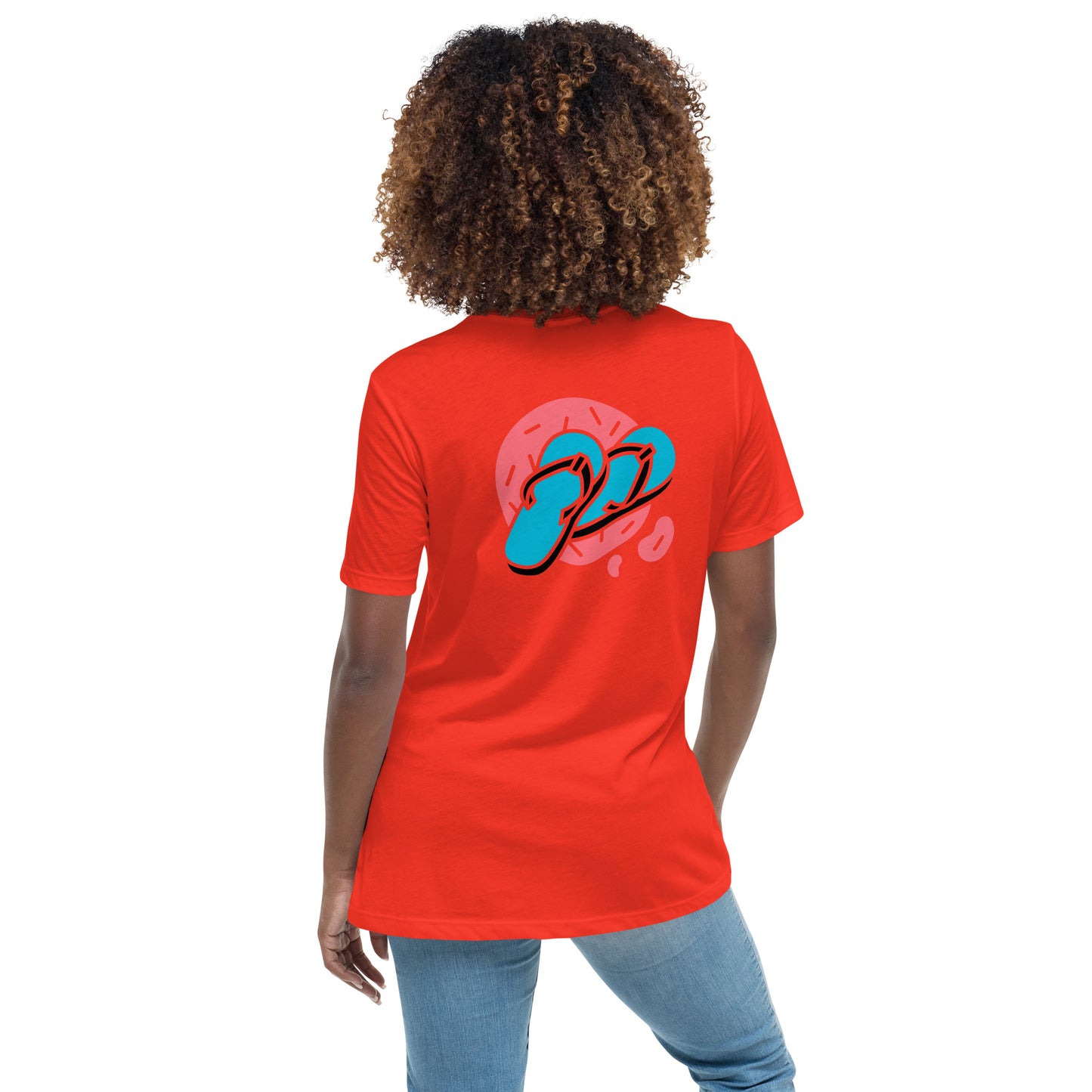 Women's Relaxed T-Shirt w/ Hello Summer design