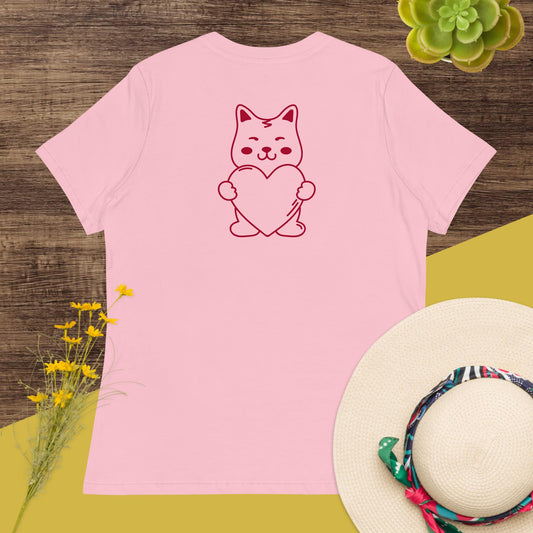 "Cat Mom" Women's Relaxed T-Shirt
